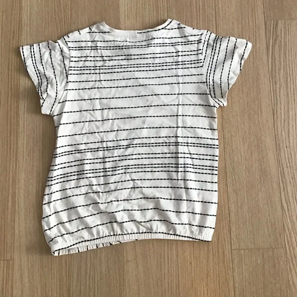 Dolan Anthropologie brand Black and White Striped Top Size S - Picture 2 of 6